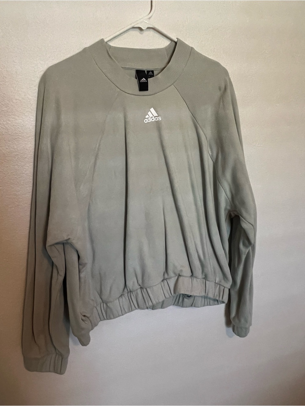 Adidas Sage Green Crewneck Sweatshirt